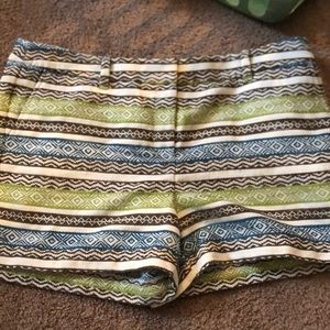 LOFT Aztec Patterned Shorts